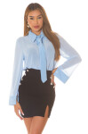 Sexy Koucla Blouse in Business Look with tie barva velikost Einheitsgroesse