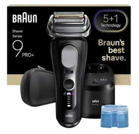 Braun Series 9 Pro+ 9660cc černá / Holicí strojek / Pánský / Planžetový / Mokré a suché holení / Rychlonabíjení (554275)