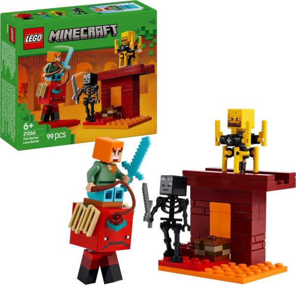 LEGO® Minecraft® 21266 Lávová bitva v Netheru - LEGO® NINJAGO®