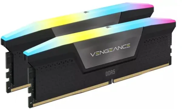 Corsair Vengeance RGB 32GB (2x 16GB) DDR5 6200MHz / CL36 / DIMM / XMP / 1.35V (CMH32GX5M2E6200C36)