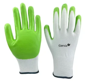 Garvia Zahradní rukavice NITRILE zelené vel. 8 / Rukavice pro zahradní práce / Velikost 8 / M