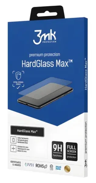 3mk HardGlass Max Black / Tvrzené sklo / Oppo A98 5G / celoplošné lepení