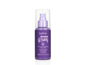 Topface Rozjasňující fixační sprej na make-up Always Glowing 100 ml