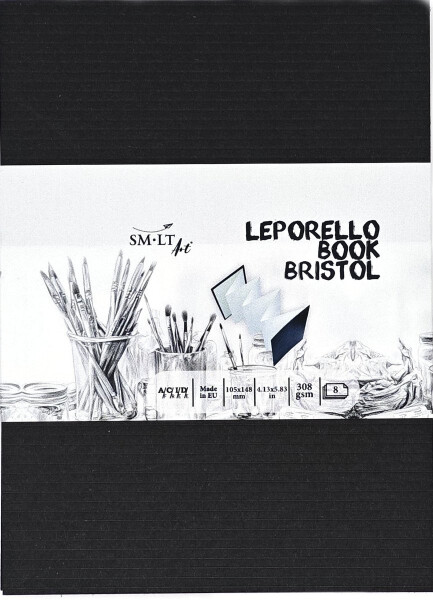 SMLT Art Leporello Bristol 105x148mm - 8 listů