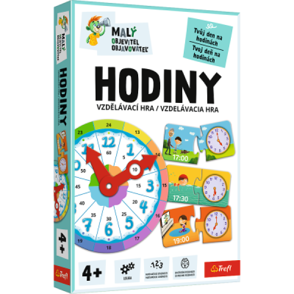 Hra Malý objevitel - Hodiny CZ/SK