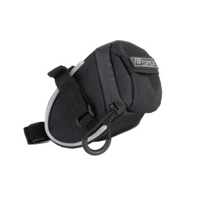 Brašna pod sedlo FORCE JET suchý zip,černá M