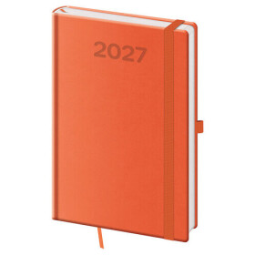 Diář 2027 týdenní A5 Print Pop - oranžová