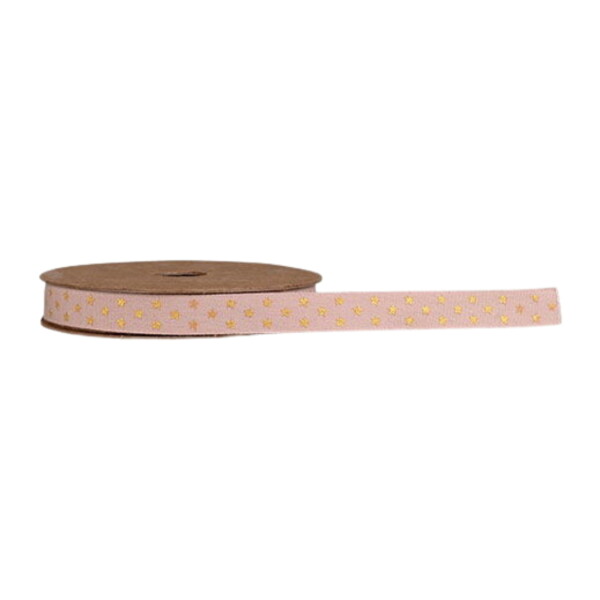 Det Gamle Apotek Dekorativní stuha Drummer Beige 1 cm – 5 m, béžová barva, textil