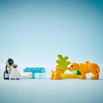 LEGO LEGO® DUPLO® 10442 Rodinky divokých zvířat: Tučňáci a lvi