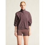 Běžecká bunda CRAFT Hypervent Oversized Wind - fialová Velikost textilu: XL