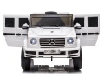Mamido Dětské elektrické autíčko Mercedes G500 bílé