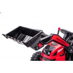 Mamido Dětský elektrický traktor s lopatou červený
