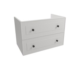 Koupelnová skříňka pod umyvadlo Naturel Forli 80x45x46 cm bílá FORLI80BI FORLI80BI