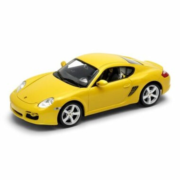 Welly Porsche Cayman S žluté 1:24