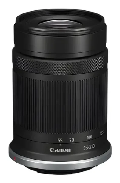 Canon RF-S 55-210mm F5-7.1 IS STM černá / Objektiv / Telezoom 3,8× / IS 4,5 stupně / STM / 270 g (5824C005)