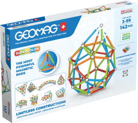 Geomag Supercolor 142 dílků (magnetická stavebnice) - Geomag