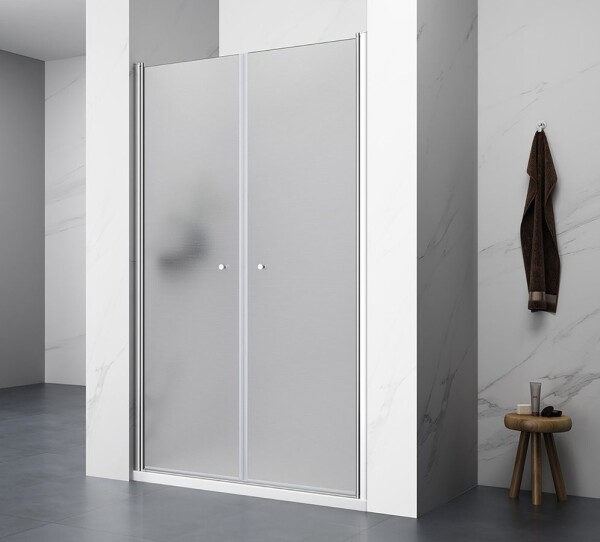 AQUALINE - PILOT otočné sprchové dveře dvojkřídlé 800 PT082