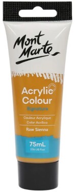 Mont Marte akrylová barva 75 ml hnědá siena přírodní Raw Sienna