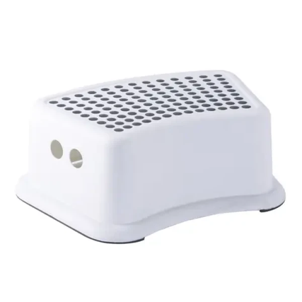 MSV PINS stupínek bílý/šedé / protiskluzové puntíky / do 60 Kg (3700703930167)