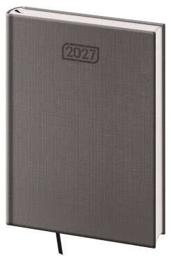Týdenní diář 2027 Helma A5 Zephir šedý