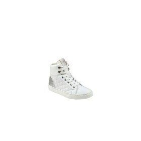 GUESS tenisky Janis Quilted High-Top Sneakers bílé 37