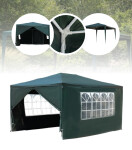 Zahradní altán, párty stan 3 x 4 m se stěnami a okny Šedá
