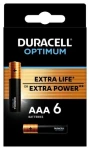 DURACELL - Optimum alkalická baterie mikrotužková AAA 6 ks (42392)