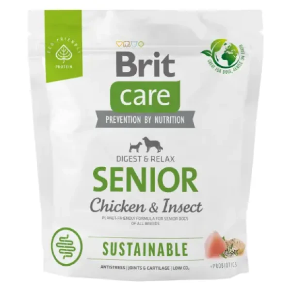 Brit Care Sustainable Senior Chicken & Insect 1 kg