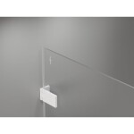 MEXEN/S - Lunar-F Duo sprchový kout skládací dveře 90 x 80, transparent, bílá 836-090L-080P-20-00