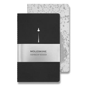 Sešity Moleskine NASA-inspired - L, čisté, 2 ks