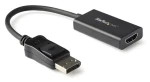 StarTech černá / Adaptér DisplayPort na HDMI / 4K 60Hz / HDR (DP2HD4K60H)