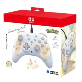 HORI HORIPAD Turbo Eevee / Ovladač pro Nintendo Switch 2 / Drátový / Turbo funkce / Programovatelná tlačítka (NSX-083E)
