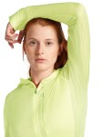 ICEBREAKER Wmns Mer 200 Realfleece Descender LS Zip H, Citrine (vzorek) velikost: S