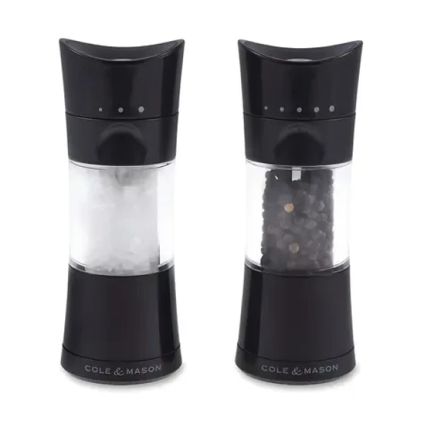 ColeMason Harrogate / Dárková sada mlýnků na sůl a pepř / diamantový mechanismus / výška 15,5 cm (H306498)