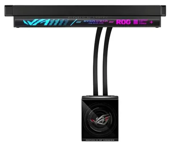 ASUS ROG STRIX SLC IV 360 černá / Komplet vodního chlazení CPU / 3x 120mm / ARGB / LCD 5,08" / AM4/AM5/LGA1700/1851 (90RC01S1-B0EAY0)