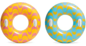 Intex 59256NP Nafukovací kruh Star s úchyty / O 91 cm / nosnost 60 kg / vinyl 0,23 mm / od 9 let (59256NP)