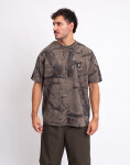 Tričko Carhartt WIP S/S Feather Tree T-Shirt Camo Feather Tree, Khaki garment dyed