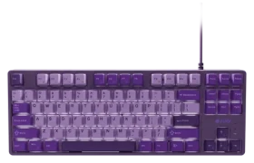Fury Kanabo K2 US fialová / Herní mechanická klávesnice / drátová USB / US layout / bílé podsvícení (NFU-2351)