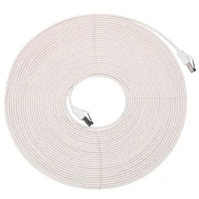 Extralink Cat.8 U/FTP 15 m bílý / Patch kabel / RJ45-RJ45 / 40 Gbit/s / plochý