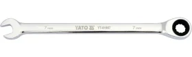 YATO YT-01907 / Klíč očkoplochý ráčnový 7 mm / 130 mm (YT-01907)
