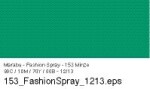 Barva na textil ve spreji Marabu Fashion Spray 100 ml - zelená máta 153
