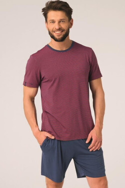 PÁNSKÉ PYŽAMO MNS 319 A26 červeno-zelená XXL