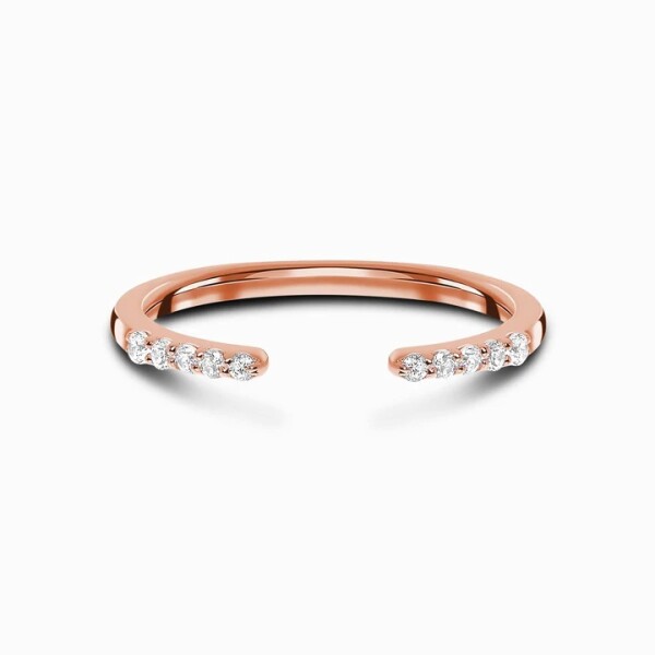 Royal Fashion prsten 14k zlato Vermeil GU-DR8937R-ROSEGOLD-TOPAZ Velikost: 8 (EU: 57-58)