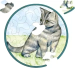 CURIOSI Kulaté puzzle Picoli: Kočka