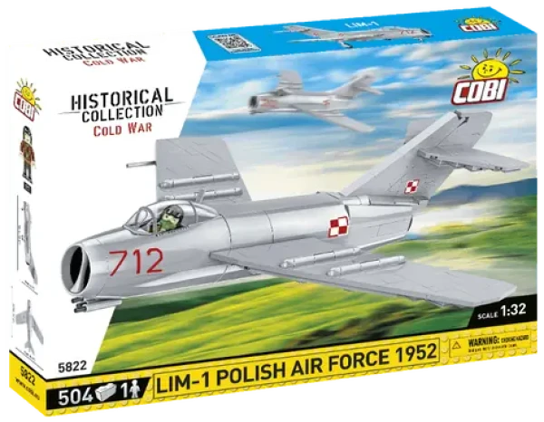 COBI 5822 Polský stíhací letoun Lim-1 Polish Air Force 1952