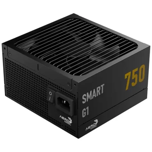 AeroCool Smart G1 černá / Zdroj / 750W / ATX 3.1 / PCIe 5.1 / 80 PLUS Gold (ACPG-SR75FEC.71)