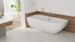 Volně stojící vana SAT Nelly 175x82 cm litý mramor levá NEL1700L NEL1700L