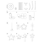 Hvězda konstrukce na balónky Hvězda konstrukce na balónky