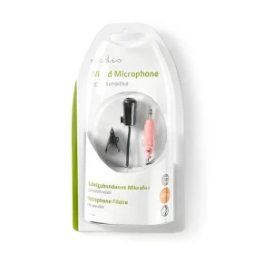 Nedis Klopový mikrofon / Mikrofon / Kabelový / 3,5 mm jack (MICCJ100BK)