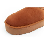 D.Franklin dámské sněhule zimní módní kožešinové zateplené boty hnědé dámské 38